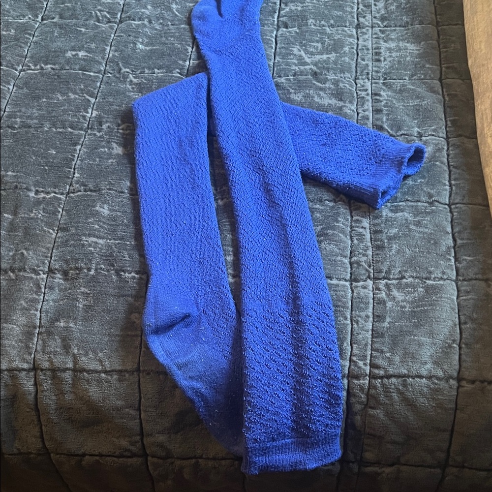 Free People Thigh High Cobalt Socks